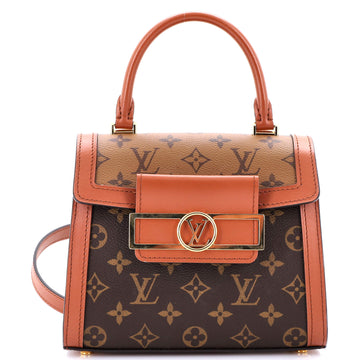 Louis Vuitton Dauphine Capitale Bag Reverse Monogram Canvas