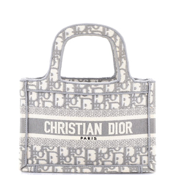 Christian Dior Book Tote Oblique Canvas Mini