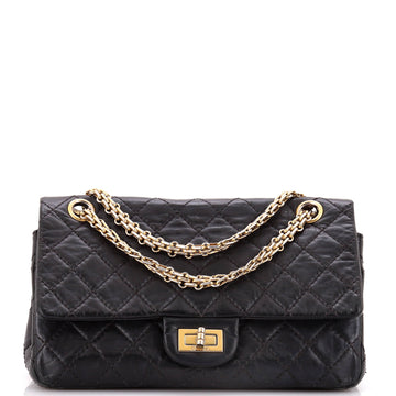Chanel Reissue 2.55 Double Compartment Flap Bag Quilted Aged Calfskin 225