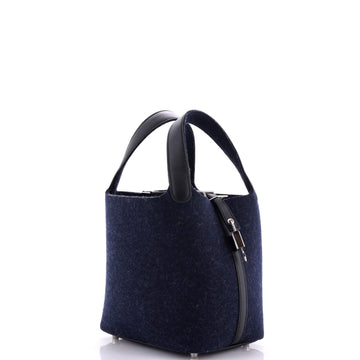 Hermes Picotin Lock Bag Felt with Leather PM