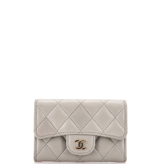 Chanel Classic Flap Card Case Quilted Lambskin