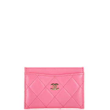 Chanel Classic Card Holder Quilted Caviar