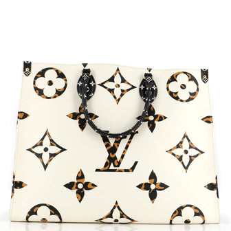 Louis Vuitton OnTheGo Tote Limited Edition Jungle Monogram Giant GM