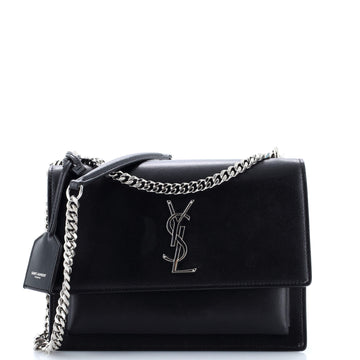 Saint Laurent Sunset Crossbody Bag Leather Medium