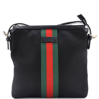 Gucci Web Messenger Bag Techno Canvas Medium