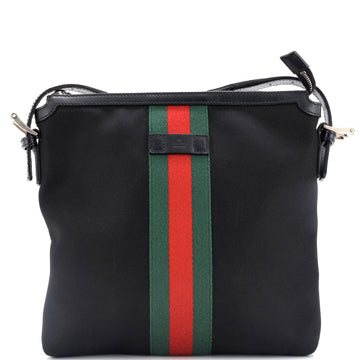 Gucci Web Messenger Bag Techno Canvas Medium