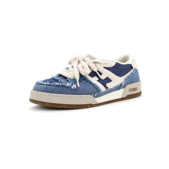 Fendi Women's Match Low-Top Sneakers Denim