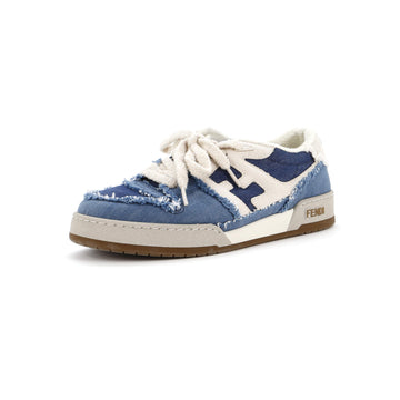 Fendi Women's Match Low-Top Sneakers Denim