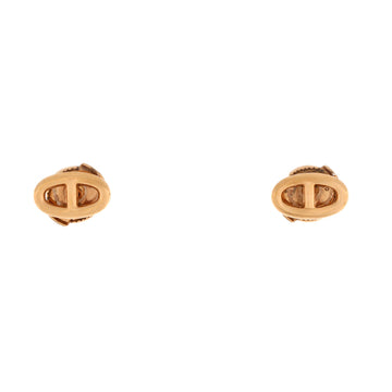Hermes Farandole Stud Earrings 18K Rose Gold Very Small
