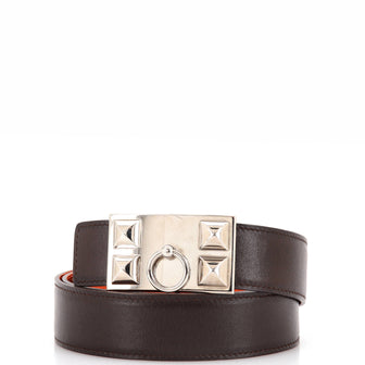 Hermes Collier de Chien Buckle Reversible Belt Leather Medium