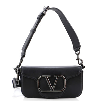 Valentino Garavani VLogo Flap Shoulder Bag Leather Mini