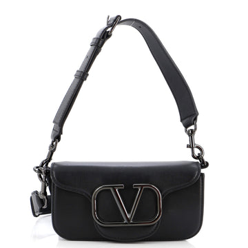 Valentino Garavani VLogo Flap Shoulder Bag Leather Mini
