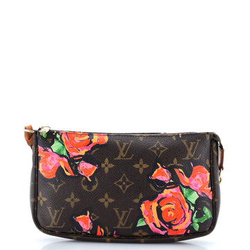 Louis Vuitton Pochette Accessoires Limited Edition Monogram Roses