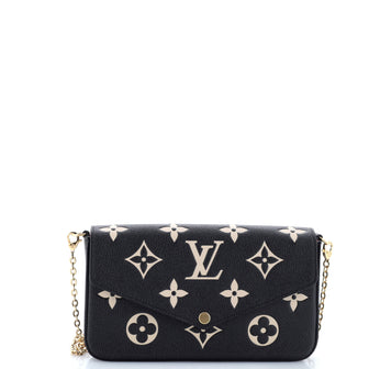 Louis Vuitton Felicie Pochette Bicolor Monogram Empreinte Giant