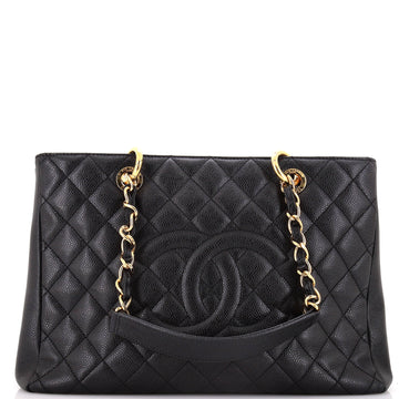 Chanel Grand Shopping Tote Quilted Caviar XL