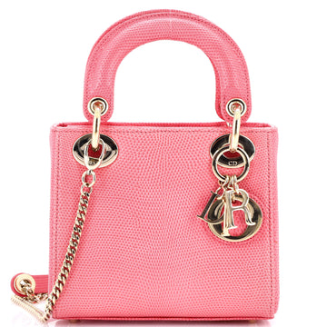 Christian Dior Lady Dior Chain Bag Lizard Mini