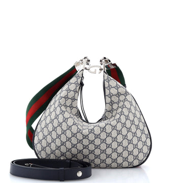 Gucci Attache Shoulder Bag GG Coated Canvas Medium