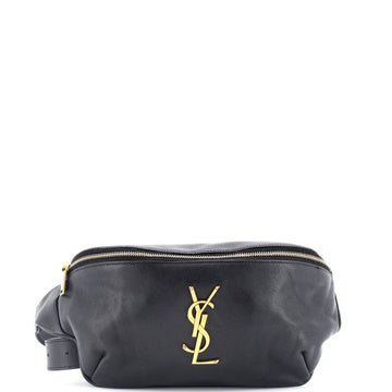 Saint Laurent Classic Monogram Belt Bag Leather