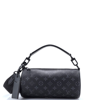 Louis Vuitton Soft Polochon Bag Monogram Eclipse Canvas PM