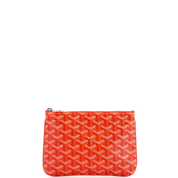 Goyard Senat Zip Pouch Coated Canvas MM
