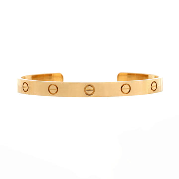 Cartier Love Cuff Bracelet 18K Yellow Gold