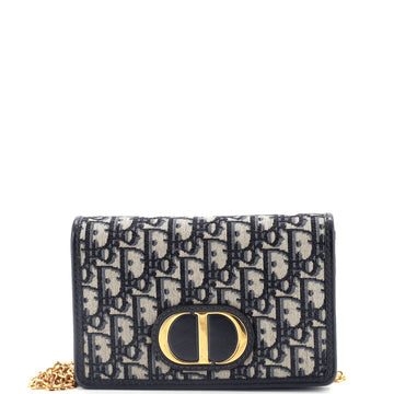 Christian Dior 30 Montaigne 2-in-1 Pouch Oblique Canvas