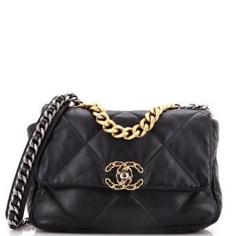 Chanel 19 Flap Bag Quilted Leather Medium