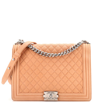 Chanel Boy Flap Bag Braided Sheepskin New Medium