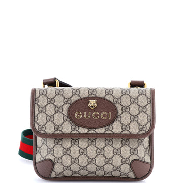 Gucci Neo Vintage Flap Messenger GG Coated Canvas Small