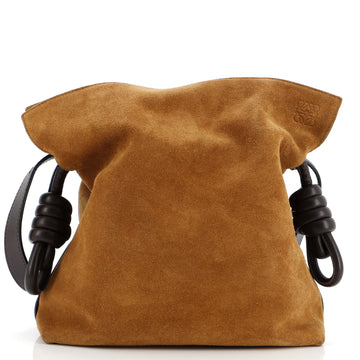 Loewe Flamenco Knot Bag Suede Small