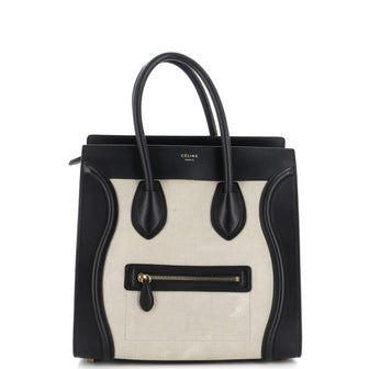 Celine Tricolor Luggage Bag Leather Mini