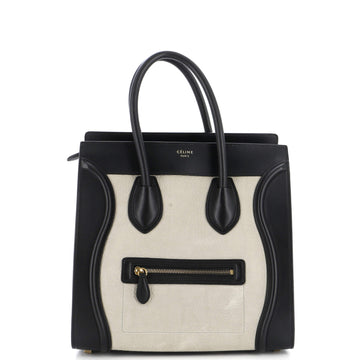 Celine Tricolor Luggage Bag Leather Mini