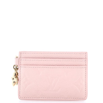 Louis Vuitton LV Charms Card Holder Monogram Empreinte Leather