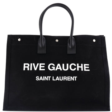 Saint Laurent Rive Gauche Shopper Tote Canvas Large