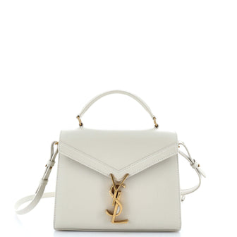 Saint Laurent Cassandra Top Handle Bag Leather Mini