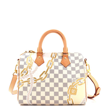 Louis Vuitton Speedy Bandouliere Bag Limited Edition Nautical Damier 25
