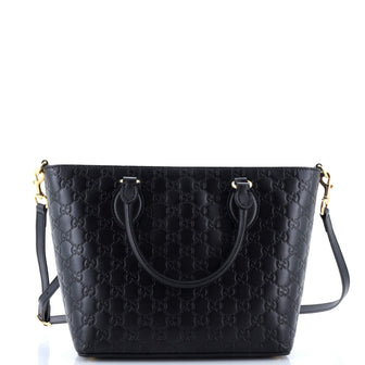 Gucci Signature Convertible Tote Guccissima Leather Medium
