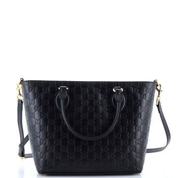 Gucci Signature Convertible Tote Guccissima Leather Medium
