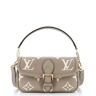Louis Vuitton Diane NM Handbag Bicolor Monogram Empreinte Giant Nano