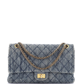 Chanel Reissue 2.55 Flap Bag Quilted Denim 227