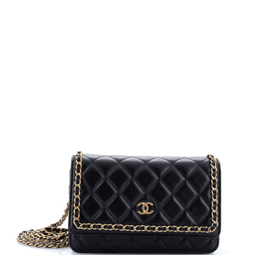 Chanel Chain Around Wallet on Chain Quilted Lambskin
