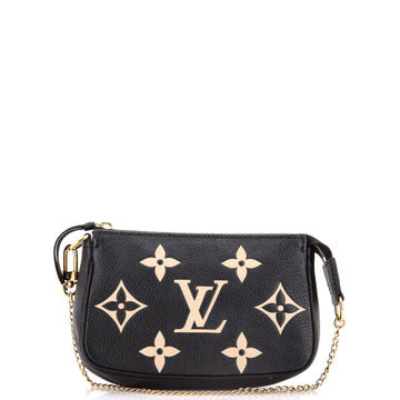 Louis Vuitton Pochette Accessoires Bicolor Monogram Empreinte Giant Mini