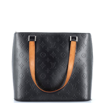 Louis Vuitton Mat Stockton Handbag Monogram Vernis