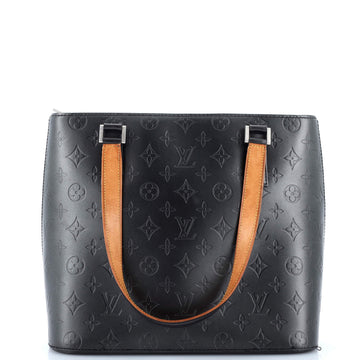 Louis Vuitton Mat Stockton Handbag Monogram Vernis