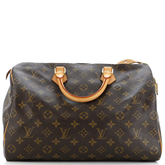 Louis Vuitton Speedy Handbag Monogram Canvas 35