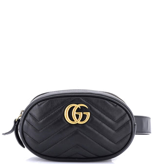 Gucci GG Marmont Belt Bag Matelasse Leather
