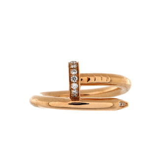 Cartier Juste un Clou Ring 18K Rose Gold and Diamonds