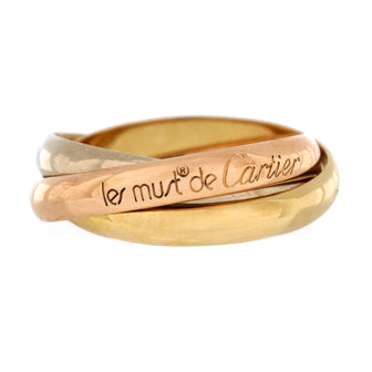Cartier Les Must de Cartier Trinity Ring 18K Tricolor Gold