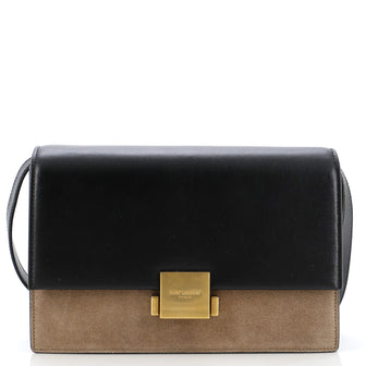 Saint Laurent Bellechasse Shoulder Bag Suede and Leather Medium