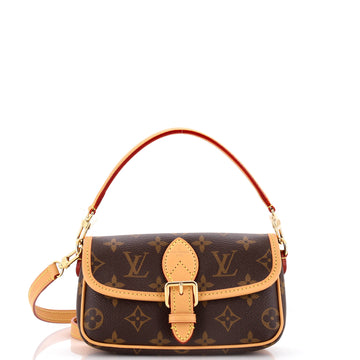 Louis Vuitton Diane NM Handbag Monogram Canvas Nano